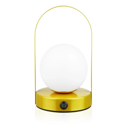 YG-D016-G | Lampe de table LED élégante | Lampe tactile avec batterie intégrée