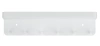 ZW-J26-WIT | Metalen sleutelhouder met plank | Witte kleerhanger | Hanger met haken
