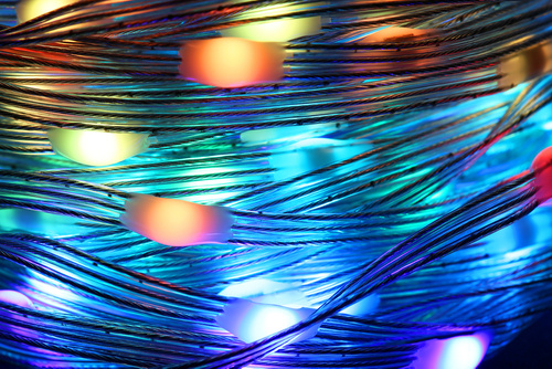 ASF-RGB-10M | LED pásek WS2812B RGBIC 10 m | Neon, světelný řetěz | IR dálkové ovládání, Bluetooth, IP65, USB