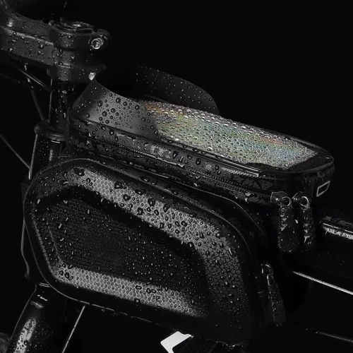 Geantă pentru cadru de bicicletă | Husă tactilă pentru telefon | Husă impermeabilă pentru bicicletă din EVA | Organizator pentru bicicletă 464-OPP