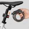 Candado de bicicleta con combinación | cable de seguridad 100 cm | cierre de bicicleta con código de 5 dígitos | cable antirrobo de acero | BLC-566