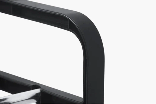 MLS-646-BLACK | Shoe shelf | Shoe cabinet | 3-level shoe limiter | Shoe rack |