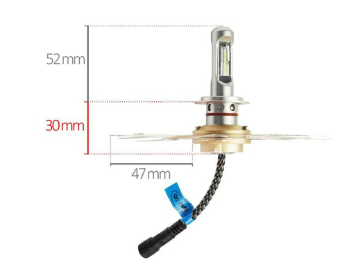 Set LED H4 ZES Zdatt | 100 W 12000 lm | GIORNO NOTTE