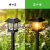  HK-115B | Lampe de jardin solaire LED | Poste à coller 