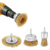 M-5in1 | Set of 5 wire brushes | brass wire
