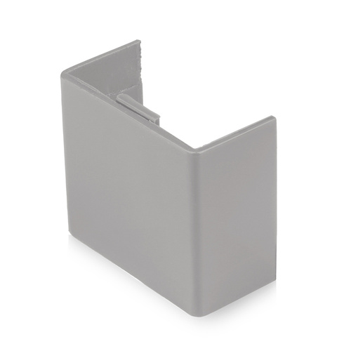 CDT-02 | Přímá spojka pro krycí lištu 40x20mm | šedá