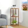 NZ237-BAMBOO | Wooden flower stand for flower pots | Plant stand | Flower shelf