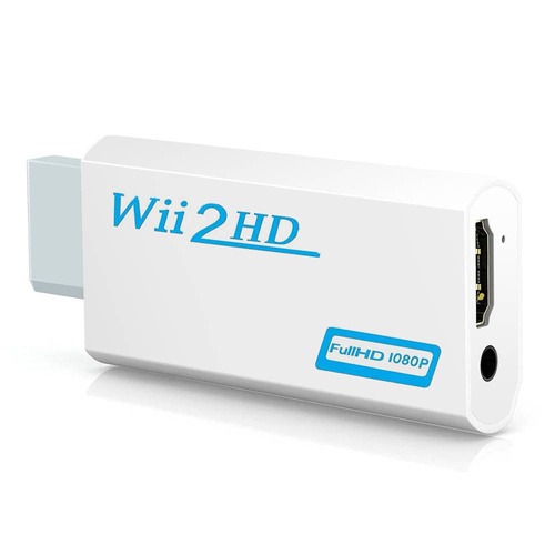 HY-30 | Nintendo Wii til HDMI + 3,5 mm mini-jack-adapter