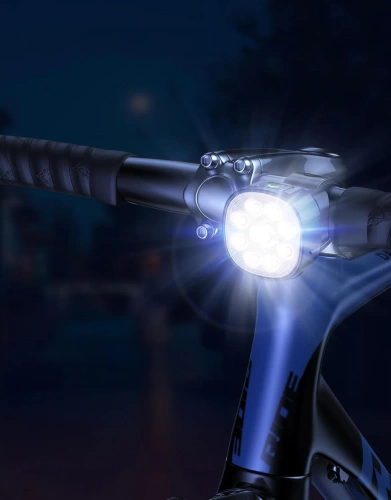 Ensemble d'éclairage de vélo à LED USB-C IP65 | Feux de vélo avant + arrière | 15 modes d'éclairage | 05BR0013