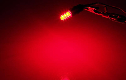 Car LED bulb W5W T10 1W COB 360st CAN BUS Silicone