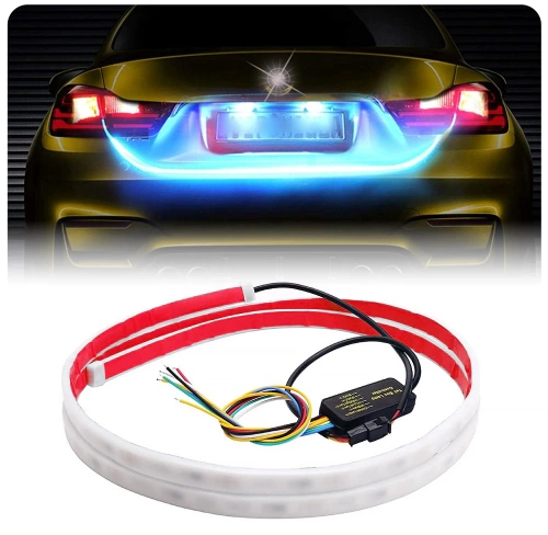 Flexibele LED-strip voor kofferdeksel | Lengte 150 cm | LED optische afstemming