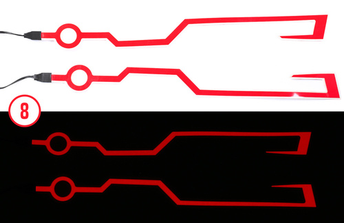 MEL - Illuminazione d'ambiente per un casco da moto
