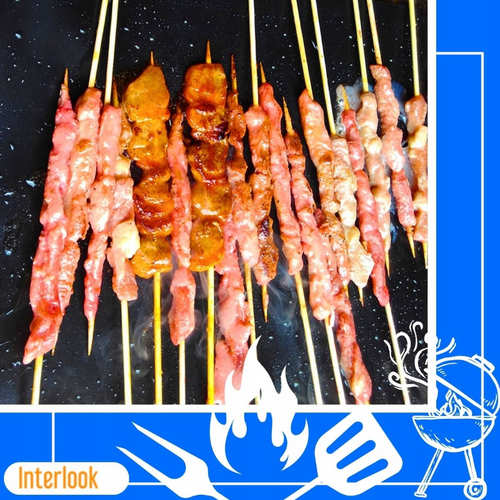 BTF-430-B-5x | Teflon grillmåtte | Genanvendelig rist | Grillbakke