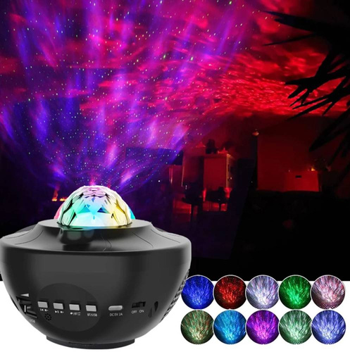 NL-03 | Star LED projetor giratório de estrela, céu e oceano | 21 modos exclusivos | Controlo remoto