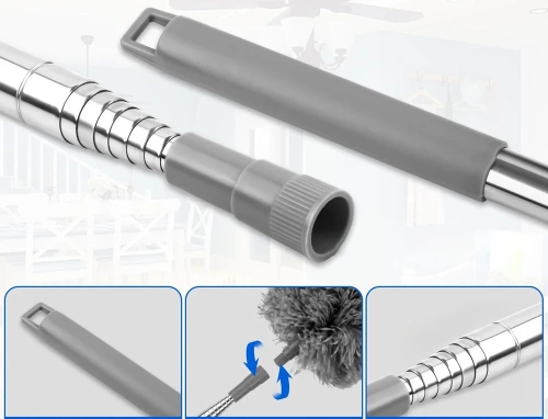 FDD-2.8M-GRAY | Duster telescopic | Perie lungă