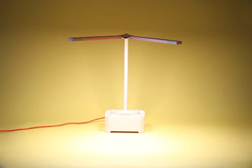 TDL-126-PINK | Detská stolová lampa | LED lampa s organizérom a držiakom na telefón | Stolná lampa s možnosťou zmeny farby svetla