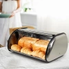 K-001S | Recipiente de armazenamento de pão | Pão de aço | Recipiente para pão, pãezinhos