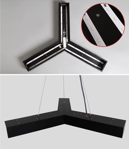 30W Y-vormige LED hanglamp | Moderne 4000K plafondlamp met hoogteverstelling LPL-001