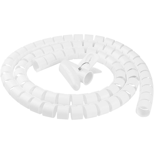 Kabelkanal, Kabel- und Leitungsorganizer | 2,6 m | weiß | CRG-002-2.6M