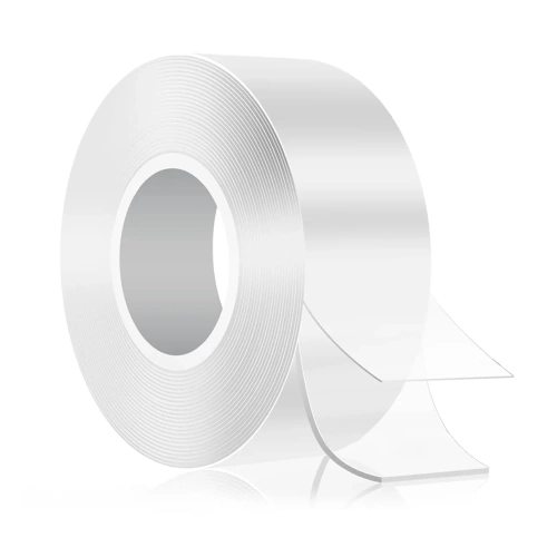 NT-L5M-TS | Ruban adhésif double face réutilisable | ruban nano transparent
