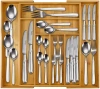 Organizzatore per posate | Inserto per cassetti in bambù con 8 scomparti | Modello KBT-G844