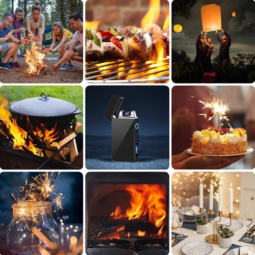 JL-613 | Стильна плазмова запальничка | вітрозахисні | USB | дотик