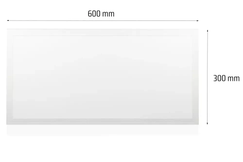 Pannello LED da incasso | Apparecchio raster per sistemi di controsoffitti tipo Armstrong | 60x30cm, 40W, 3800lm