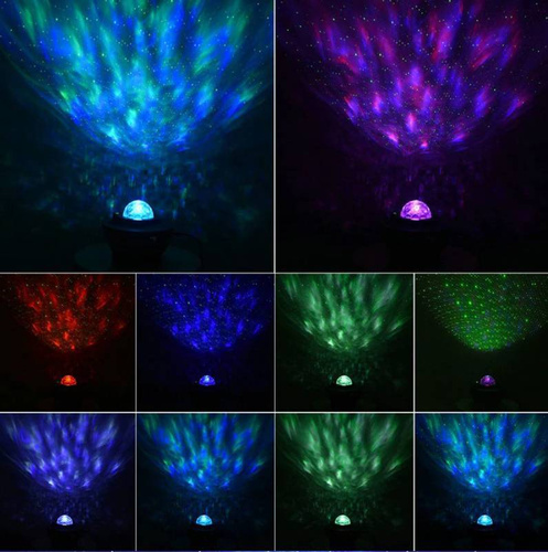 NL-03 | Rotary star projector, sky and ocean Star LED | 21 unique modes Remote