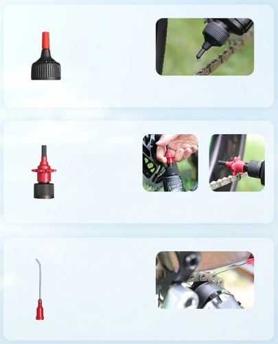Fietskettingolie | Vet met drie applicators | 13FK0002