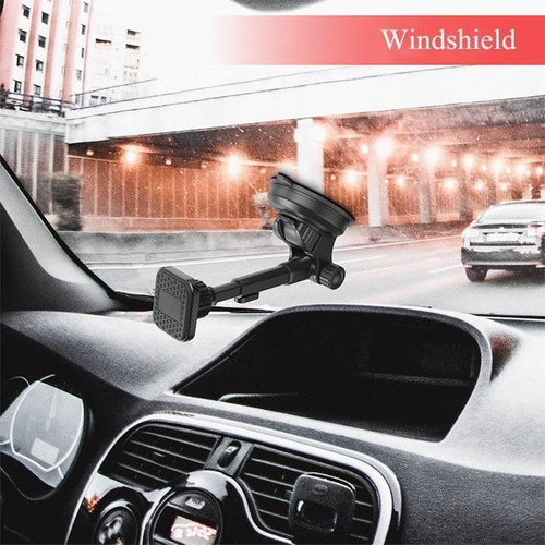 PSI-M042 | Car phone holder | magnetic, for windshield | 2 gills