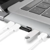 HUB | USB-C naar 2x USB-A + 2x USB-C + SD + TF-kaart + HDMI-splitter | adapter, type C 7in1 splitter