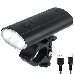 L9 | Lumină față PREMIUM pentru bicicletă | aluminiu | 3x XM-L T6 CREE LED, 750lm, 6 moduri de iluminare, baterie 3000mAh | powerbank