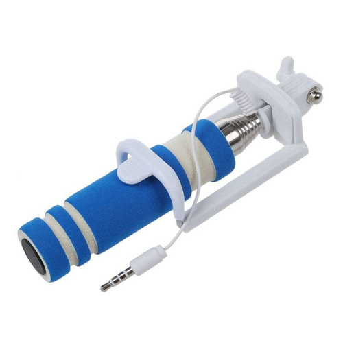 Z-08 | Telescopische selfiestick voor een telefoon met een Jack-kabel voor het op afstand ontspannen van de ontspanknop