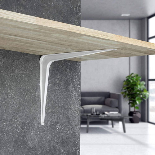 ZJ-2-PLATA | Soporte para estante | Soportes para estantes de acero | Conjunto de sujetalibros blancos |