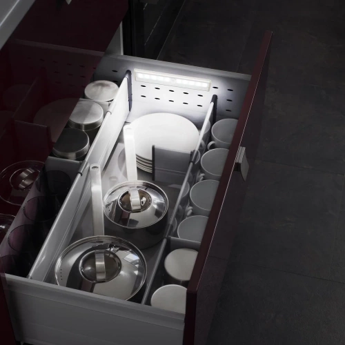 C1565-ALB | Lampă fără fir de sub dulap cu senzor de mișcare și crepuscul | Lampă de noapte magnetică pentru iluminarea spațiului |