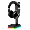 HS-D9-NOIR | Support pour casque | Éclairage RVB