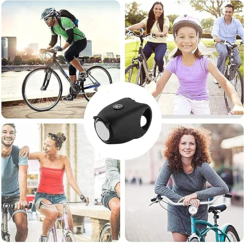 Elektrische fietsbel 120dB | Luide claxon voor fiets en motorfiets, 6 geluidsmodi | GJLB-125