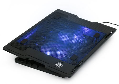 F2-BLACK | Cooling pad - 9-17 '' laptop stand