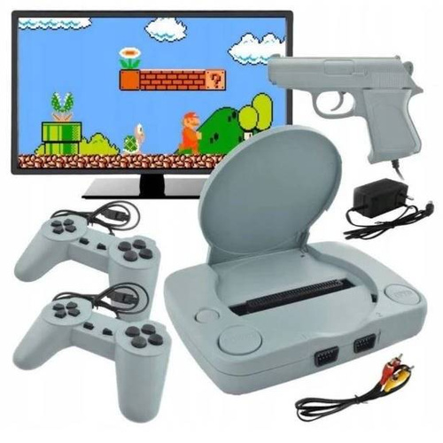 RS-70 | Retro camperconsole | 16 ingebouwde 8-bit-spellen | 2 pads + pistool