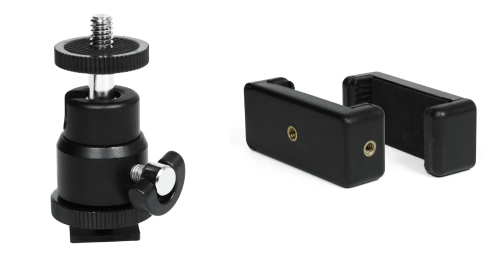 Lampă inelară profesională | 45 cm | cu stativ 210 cm | set iluminat pentru machiaj sau streaming | RL-480 2 în 1