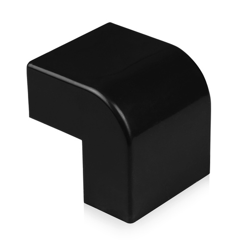 CDT-03 | Szögcsatlakozó fedőléchez 40x20mm | fekete