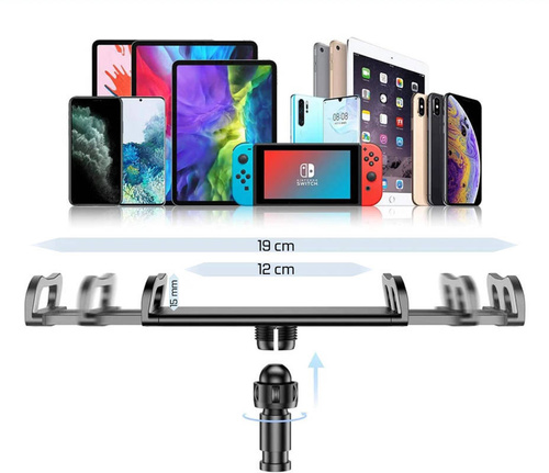 PSI-T006 | Fleksibelt stativ til telefon og tablet | Håndtag med håndtag 70 cm