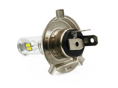 Set becuri auto H4 CREE LED | 40 W | 1.500 lm | 6.000 K | fază scurtă sau lungă H4