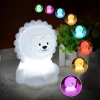 LED-natlampe til børn med Bluetooth-højttaler Løve | Silikone Touch USB-natlampe til børn | JS-L8L-330