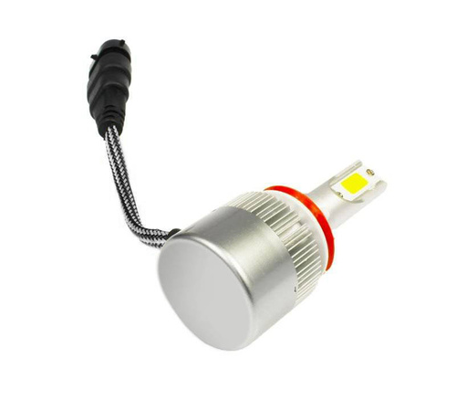 A set of LED bulbs H9 H11 C6 Bridgelux COB ™ 7600 lm