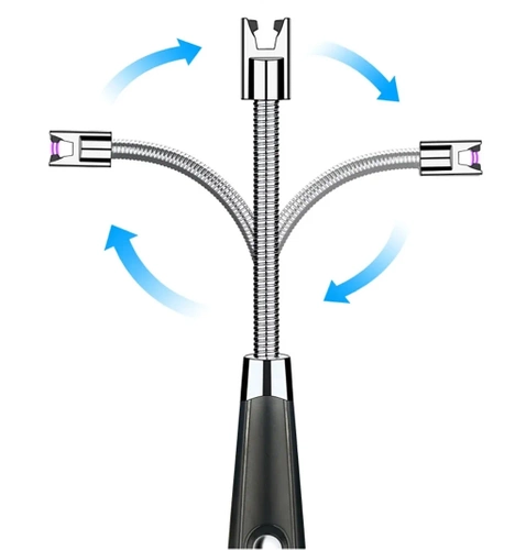 JL-701B-NERO | Accendino al plasma moderno | Accendino elettrico caricato tramite USB
