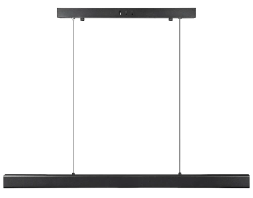 SX41-80CM-32W-BK | Lampă suspendată dreptunghiulară modernă | telecomanda | LED | negru
