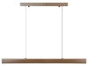 SX41-80CM-32W-BR | Candeeiro suspenso retangular moderno | controlo remoto | LED | Marrom