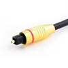 TS07-3-3M-Black | Toslink optical cable | GOLD - gold-plated connectors | HQ