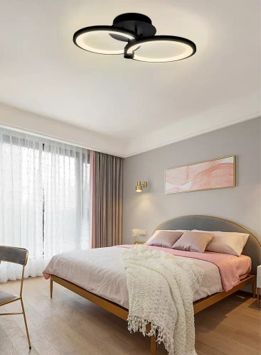 RLC-C28W-B | Moderné stropné svietidlo | Strop | LED | čierna